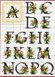 Maybe you would like to learn more about one of these? Abc Fiori Cross Stitch Alphabet Patterns Cross Stitch Flowers Christmas Cross Stitch Alphabet