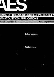 Label musik indonesia ica ica family 100. Aes E Library Complete Journal Volume 35 Issue 9
