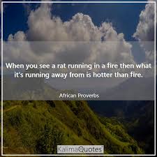 Being a policeman has its cons and pros. When You See A Rat Running In Kalimaquotes