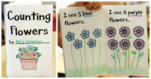 Countess of derby camellia via vintage printable. Counting Flowers Book Free Printable For Preschool Fun A Day