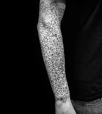 An arm sleeve tattoo conveys strength. 51 Geometric Forearm Tattoo Ideas 2021 Inspiration Guide