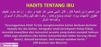 Kemudian kembali import butiran murid berkenaan secara individu. Hadits Tentang Ibu Arab Latin Dan Artinya Lengkap