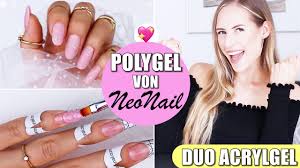 nagel verlangern mit polygel von neonail first impression nails lalalunia youtube