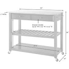 crosley 2 drawer stainless steel top