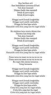Em am berakhirlah sudah cerita kita d g setelah sekian lama bersama c am kau hadirkan dia dalam cerita b em yang hanya menyisakan luka. Lirik Lagu Cinta Dalam Doa