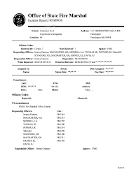 View claim activity, submit appeals, objections and requests for.522/.52 relief and change passwords. Office Of State Fire Marshal Incident Report