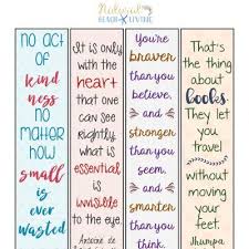 Free Random Acts Of Kindness Printable Bookmarks Quotes For Kids Free Printable Bookmarks Bookmarks Printable