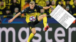 Learn all about the career and achievements of erling braut haland at scores24.live! Haaland Dortmund Star Touches World 60m Record Against Psg As Com