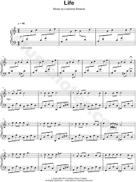 Ludovico Einaudi Life Sheet Music Piano Solo In A Minor Download Print Sheet Music Piano Music Piano Sheet Music