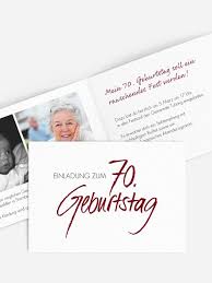 Wie wäre es zum beispiel mit einer ausgefallenen karte im postkartenformat, wo sie auf der rückseite ihre glückwünsche. Einladung Zum 70 Geburtstag Einladungskarten Gestalten
