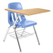 Virco Tablet Arm Chair Desk 18 Seat Top 12 X 20 X 25 9700br Classroom Chair Desk Combos And Desk Chair Combos Alco Of Canada