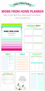 Free Printable Work From Home Planner Mom Planner Home Planner Planner Printables Free