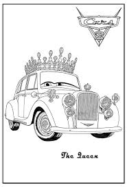Cars 2 Printable Coloring Pages Cars Coloring The Queen Cars Coloring Luigi Cars Coloring Cars Coloring Pages Mermaid Coloring Pages Coloring Pages For Kids