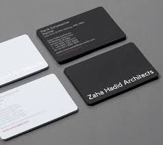 Zaha Hadid Architects Minimalist Business Card Architecture Business Cards Graphic Design Business Card Business Card Design