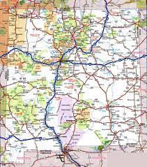 New Mexico Map With Towns New Mexico Road Map