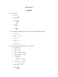 Cursul de schimb sau cursul valutar reprezintă prețul unei unități monetare din moneda unei țări, exprimat în unități monetare ale altei țări. Logaritm