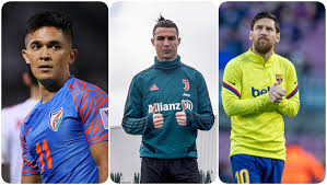 Scored twice against tajikistan at the weekend to move ahead of messicredit. Lionel Messi Or Cristiano Ronaldo Indian Captain Sunil Chhetri Picks His Favourite Between Two Greats Latestly
