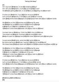 Swing Life Away Rise Against Ukulele Chords Ukulele Chords Swing Life Away Ukulele Songs