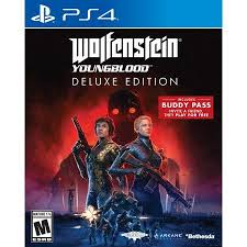 Wolfenstein Youngblood Deluxe Edition Bethesda Softworks Playstation 4 093155174795 Walmart Com In 2020 Wolfenstein Xbox One The New Colossus