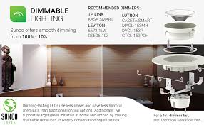 Sunco's retrofit recessed lighting is designed with a baffle to help reduce light glare while the adjustable direction of the light is a big plus. Amazon Com Sunco Lighting 5 Inch 6 Inch Gimbal Led Downlight 12w 60w 5000k Daylight 800 Lm Dimmable Adjustable Recessed Ceiling Fixture Simple Retrofit Installation Home Improvement