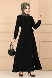Modaselvim Ferace Cicegi Incili Ferace 724st241 Siyah Abaya Fashion Fashion Dresses Fashion