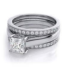 This Is What I Want To Do Maybe For Anniversary 5 We Can Have A Wedding And I Can Add The Second Double Wedding Bands Wedding Rings Solitaire Wedding Rings