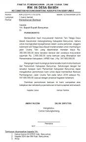 Bahasa yang digunakan pun harus baku. Contoh Surat Permohonan Perbaikan Jalan Contoh Surat Terbaru