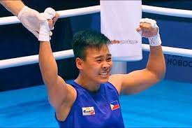 Filipina boxer nesthy petecio put the philippines on the brink of another olympic gold medal, as she moved on to the championship round in women's featherweight at the tokyo olympics saturday. K0tpojxyo8pt2m