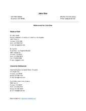 include references on resume