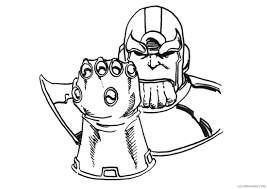 First of all, these are all types of equipment: Thanos Coloring Pages Cartoons Thanos Gauntlet Printable 2020 6364 Coloring4free Coloring4free Com