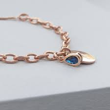 Evy jewels fashionblog swimwear skirt floral jewelry achieved polishing produce gem setting exclusive same pieces metal. Rose Gold Personalised Birthstone Charm Bracelet Evy Designs