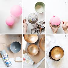 Schalen Aus Papier Selber Machen Basteln Mit Pappmache Pappmache Selber Machen Pappmache Figuren Pappmache