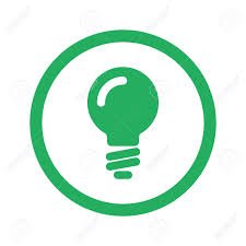 Flat Green Light Bulb Icon And Green Circle Royalty Free Cliparts Vectors And Stock Illustration Image 50599521
