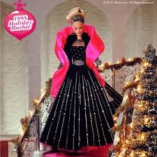 Celebrating 25 Years Of Holiday Barbie Holidaybarbie Classy Mommy Barbie Gowns Holiday Barbie Dolls Barbie Dress
