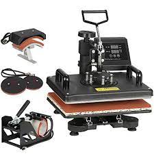 F2c Pro 5 In 1 Swing Away Digital Transfer Sublimation Heat Press Machine Hat Mug Plate Cap T Shirt Mu Best Heat Press Machine Heat Press Machine Press Machine