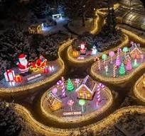 Custom Commercial RGB LED 3D Landscape Light Tower Outdoor Festival Tree  Motif Decoration for Christmas IP65 Rated