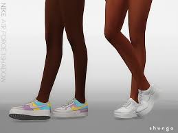 Make sure to wear comfortable shoes then! Shunga Nike Air Force 1 Shadow Sneakers The Sims 4 Download Simsdomination