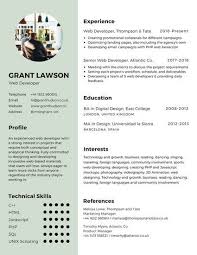 Canva resume fresh resume templates canva at resume sample ideas. Mint Green Infographic Resume