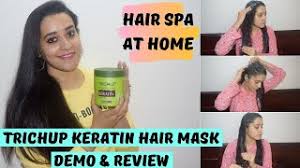 Activex hair conditioning cream 2 ltr black flower. Trichup Hot Oil Keratin Hair Mask Demo Review Keratin Hair Spa At Home Just Another Girl Youtube