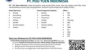 Pabrik sosis sukabumi, pt firafit, pabrik kayu paji lamongan, . Lowongan Kerja Pt Pou Yuen Indonesia Pyi Cianjur Agustus 2021