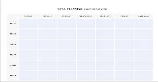 fitness meal planner template balep