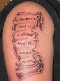Chinese lettering scroll tattoo on arm. Scroll And Banner Tattoo Meanings Ideas And Pictures Tatring