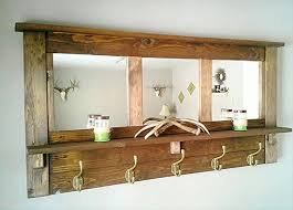 Standing things up (for ergonomically friendly. Diy Pallet Mirrored Coat Rack