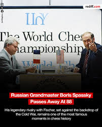 Chess legend Boris Spassky, the 10th ...