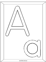 Learn the alphabet and words while coloring with our printable alphabet coloring pages. Alphabet Coloring Pages Standard Block Print