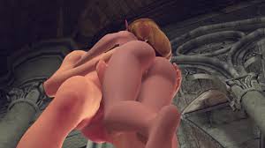 Link x Zelda Romantisches Küssen und Tragen von Sex