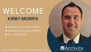 Kirby Morris joins Acclivity Financial as SVP, Business Development