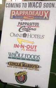 Baylor poster exaggerates new restaurants purportedly coming to Waco |  Order Up! | wacotrib.com