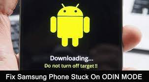 2.press and hold volume down key,home key and power key. Fixed Samsung Phone Stuck On Odin Mode