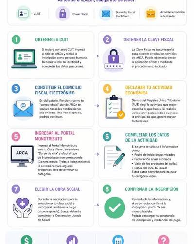 Querés inscribirte en el Monotributo y no sabés por dónde empezar? 📋💻 En este video te mostramos de forma simple los pasos básicos para realizar la inscripción y comenzar a formalizar tu